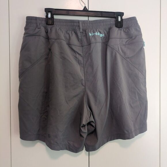 Birddog Shorts Mens XXL Compression Lined Gray Orange Gym Shorts Workout Boom. - Picture 4 of 7